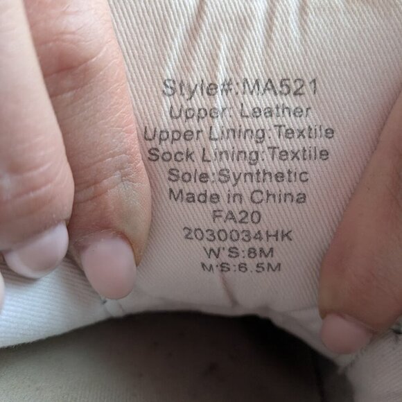 Madewell Sidewalk Low-Top Sneakers in Snake-Embossed Leather – Women's size 8 - Picture 6 of 7